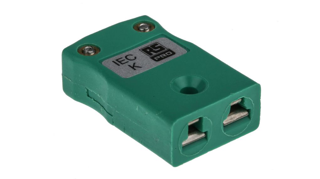 Thermocouple Connector Suitable for Type K Thermocouples 8x16.6x26.7mm